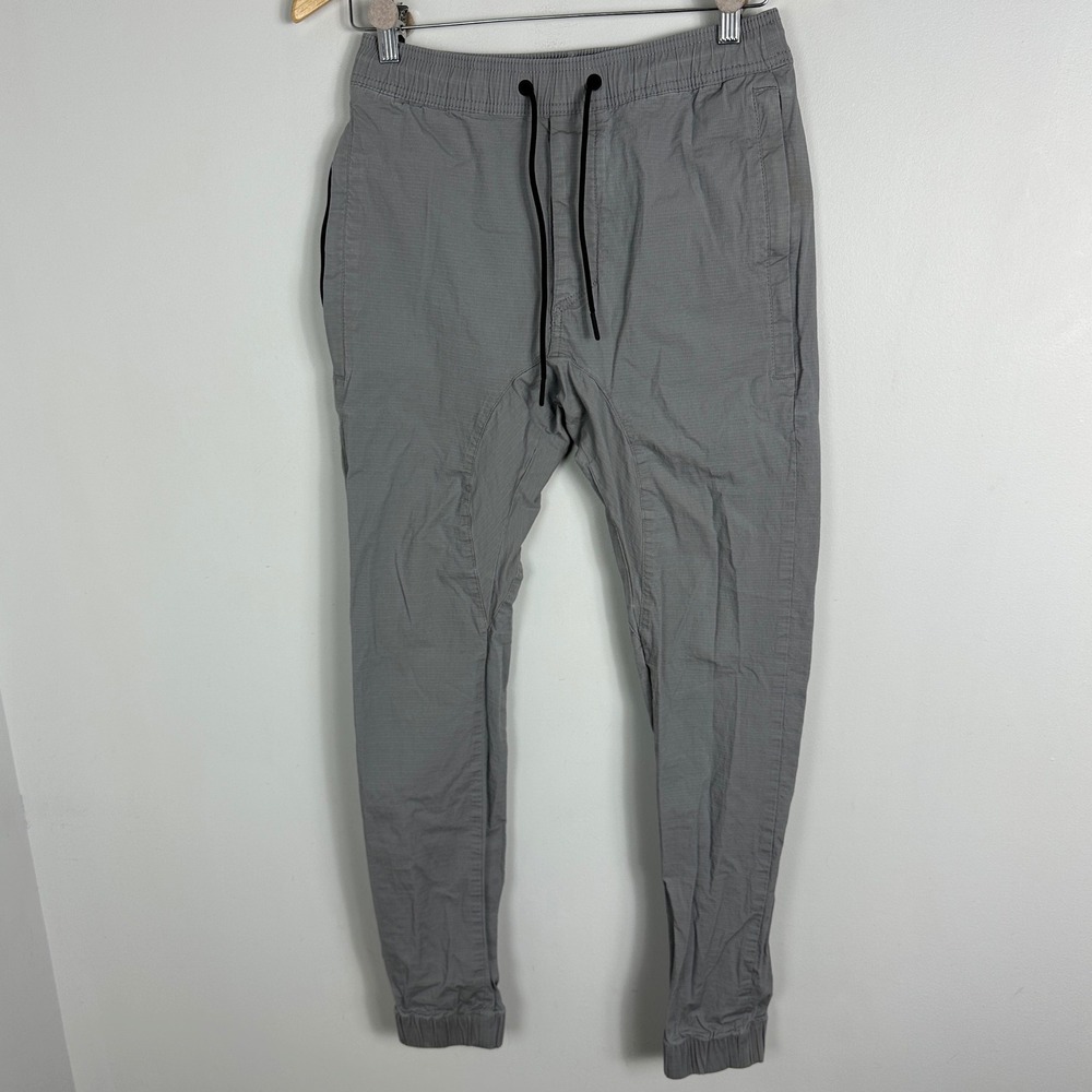 Zanerobe Mens Joggers Grey‎ Size 30 Pants Casual Streetwear Drawstring Pockets